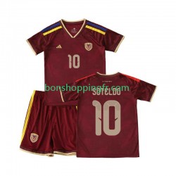 Maillot Domicile Venezuela Yeferson Soteldo 10 2026 Manches Courtes Jeune Enfant(+shorts)