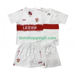 Maillot Domicile VfB Stuttgart 2025-2026 Manches Courtes Jeune Enfant(+shorts)