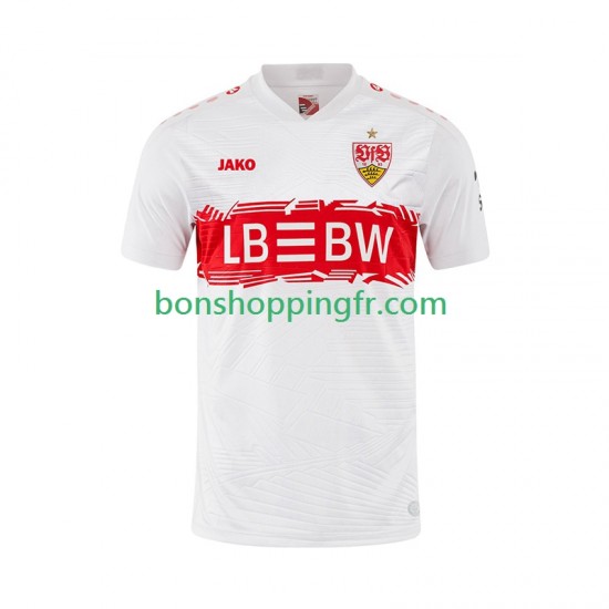 Maillot Domicile VfB Stuttgart 2025-2026 Manches Courtes Homme