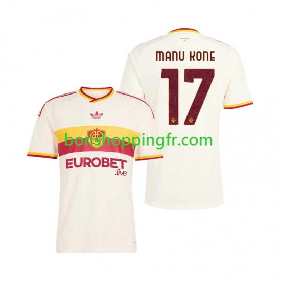 Maillot Extérieur AS Rome Manu Kone 17 2026-2027 Manches Courtes Homme