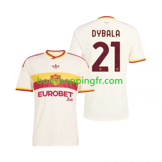 Maillot Extérieur AS Rome Paulo Dybala 21 2026-2027 Manches Courtes Homme