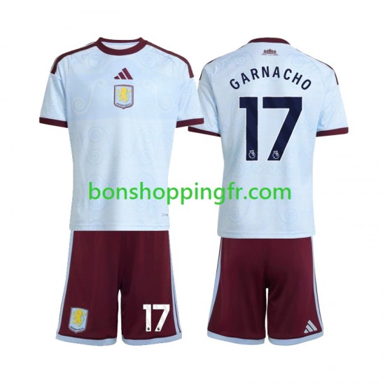 Maillot 3ème Aston Villa Alejandro Garnacho 17 2026-2027 Manches Courtes Jeune Enfant(+shorts)