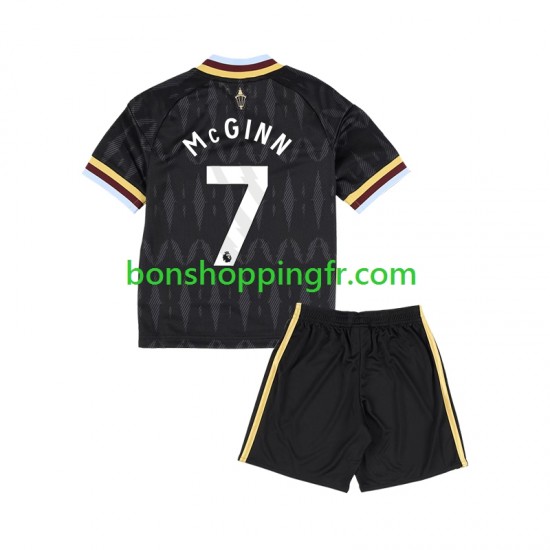 Maillot Extérieur Aston Villa John McGinn 7 2026-2027 Manches Courtes Jeune Enfant(+shorts)