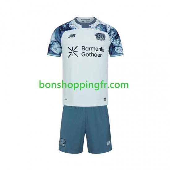 Maillot Extérieur Bayer 04 Leverkusen 2026-2027 Manches Courtes Jeune Enfant(+shorts)