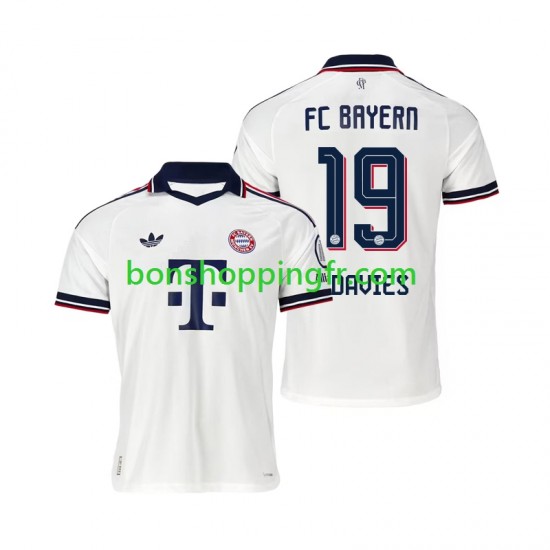 Maillot Extérieur Bayern Munich Alphonso Davies 19 2026-2027 Manches Courtes Homme