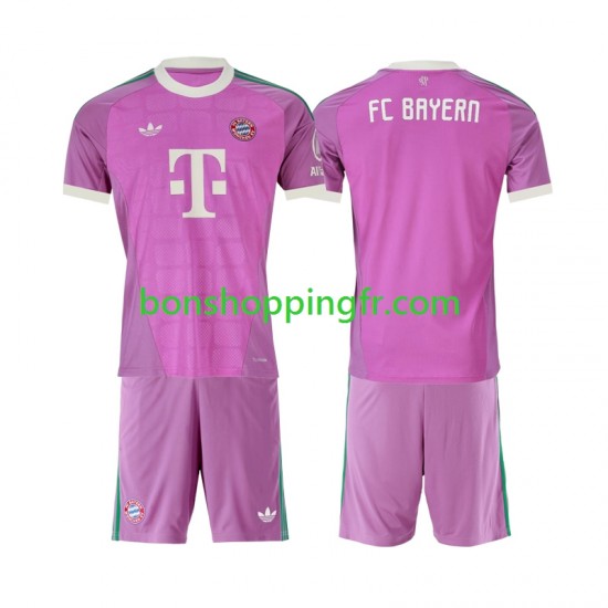 Maillot 3ème Bayern Munich Gardien 2026-2027 Manches Courtes Jeune Enfant(+shorts)