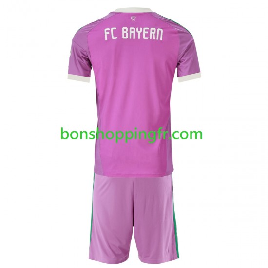 Maillot 3ème Bayern Munich Gardien 2026-2027 Manches Courtes Jeune Enfant(+shorts)