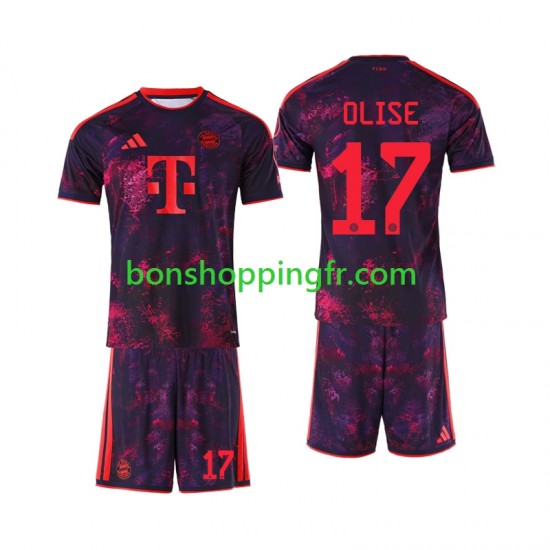 Maillot 3ème Bayern Munich Michael Olise 17 2026-2027 Manches Courtes Jeune Enfant(+shorts)