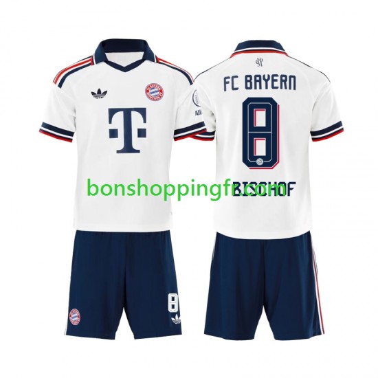 Maillot Extérieur Bayern Munich Tom Bischof 8 2026-2027 Manches Courtes Jeune Enfant(+shorts)