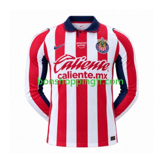 Maillot Domicile Deportivo Guadalajara 2026-2027 Manches Longues Homme