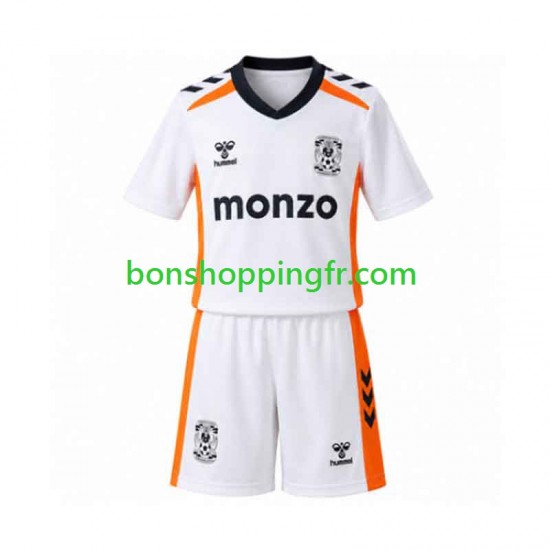 Maillot Extérieur Coventry City 2026-2027 Manches Courtes Jeune Enfant(+shorts)
