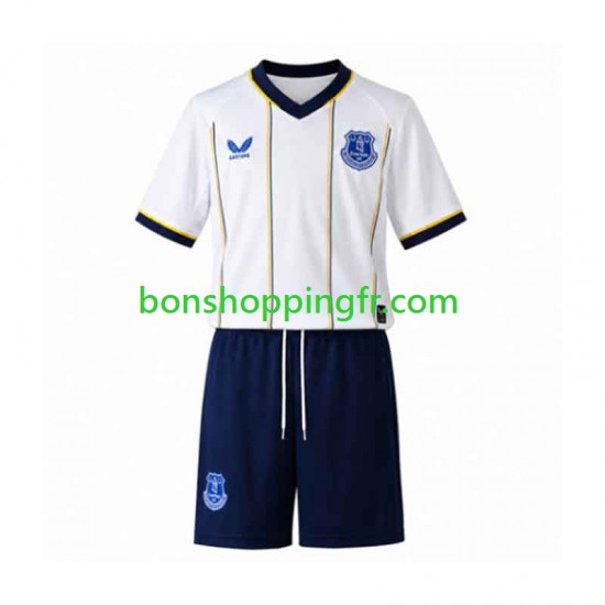 Maillot Extérieur Everton 2026-2027 Manches Courtes Jeune Enfant(+shorts)