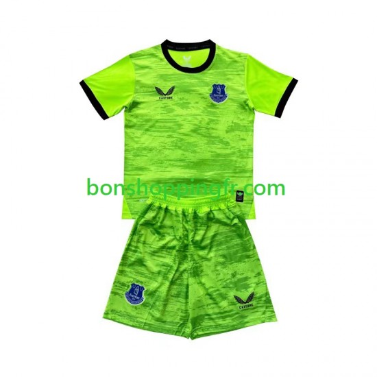 Maillot Domicile Everton Gardien 2026-2027 Manches Courtes Jeune Enfant(+shorts)