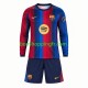 Maillot Domicile FC Barcelone 2026-2027 Manches Longues Jeune Enfant(+shorts)