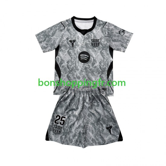 Maillot Extérieur FC Barcelone Gardien Dominik Livakovic 25 2026-2027 Manches Courtes Jeune Enfant(+shorts)