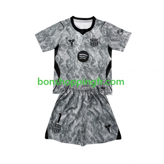 Maillot Extérieur FC Barcelone Gardien Joan Garcia 1 2026-2027 Manches Courtes Jeune Enfant(+shorts)