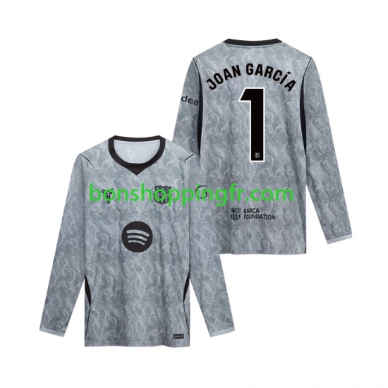 Maillot Extérieur FC Barcelone Gardien Joan Garcia 1 2026-2027 Manches Longues Homme