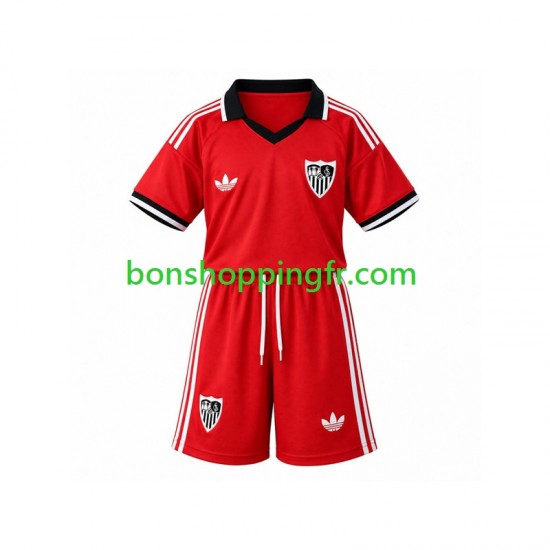 Maillot Rétro Domicile Séville FC 2026-2027 Manches Courtes Jeune Enfant(+shorts)