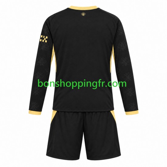 Maillot Extérieur Manchester City 2026-2027 Manches Longues Jeune Enfant(+shorts)