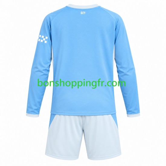 Maillot Domicile Manchester City 2026-2027 Manches Longues Jeune Enfant(+shorts)