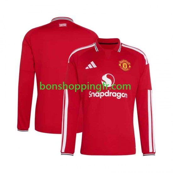 Maillot Domicile Manchester United 2026-2027 Manches Longues Homme