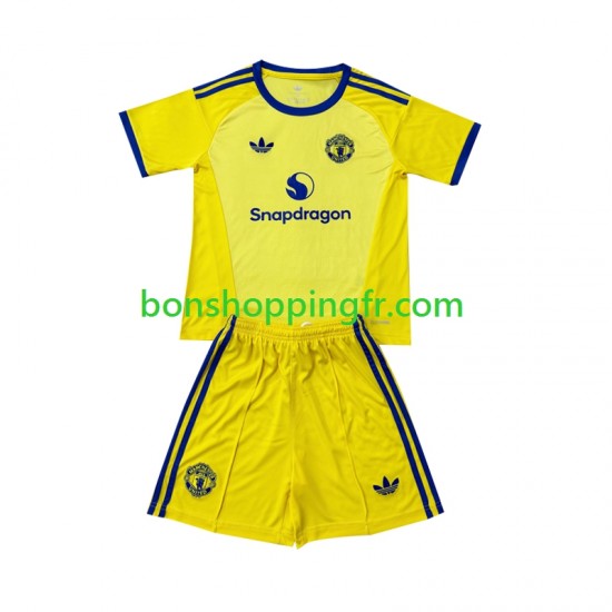 Maillot 3ème Manchester United Gardien 2026-2027 Manches Courtes Jeune Enfant(+shorts)