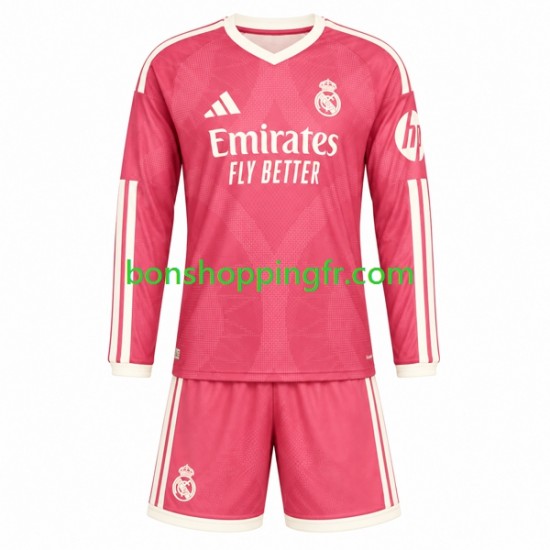 Maillot 3ème Real Madrid 2026-2027 Manches Longues Jeune Enfant(+shorts)
