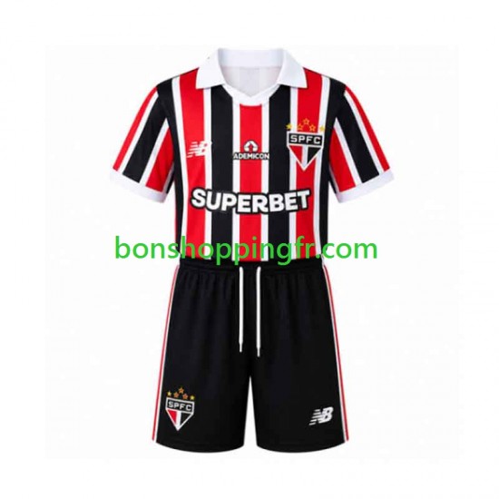 Maillot Extérieur São Paulo 2026-2027 Manches Courtes Jeune Enfant(+shorts)