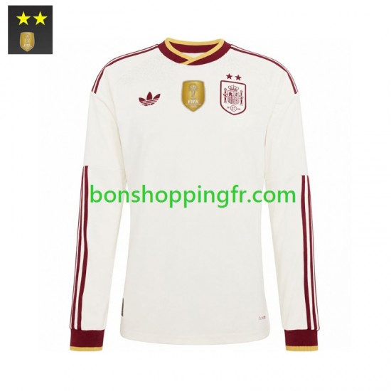 Maillot Extérieur Espagne 2026-2027 Manches Longues Homme