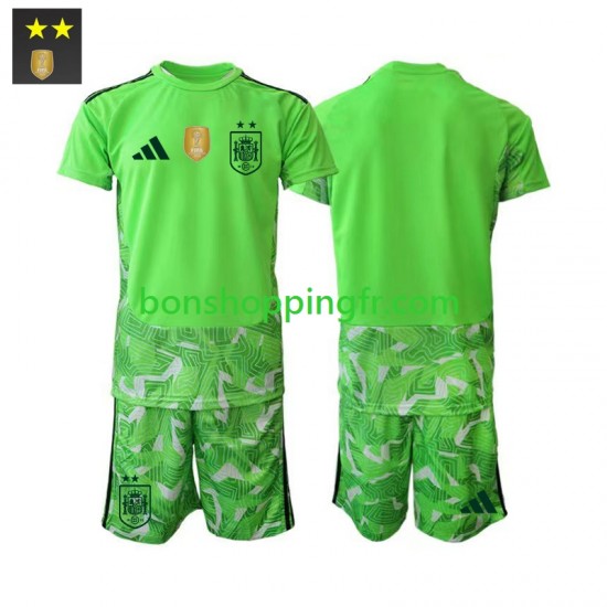Maillot 3ème Espagne Gardien 2026-2027 Manches Courtes Jeune Enfant(+shorts)