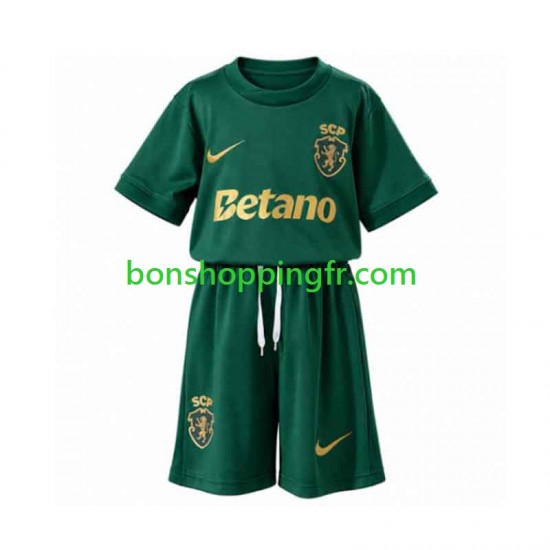 Maillot Domicile Sporting CP Special 2026-2027 Manches Courtes Jeune Enfant(+shorts)