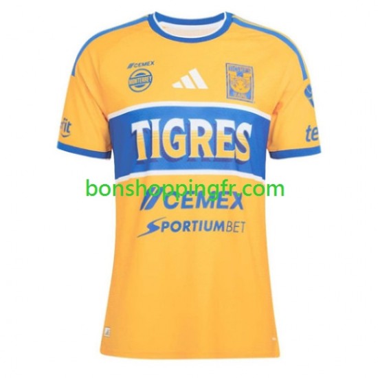 Maillot Domicile Tigres UANL 2026-2027 Manches Courtes Homme