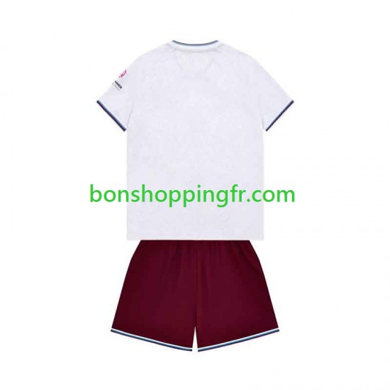 Maillot Extérieur West Ham United 2026-2027 Manches Courtes Jeune Enfant(+shorts)