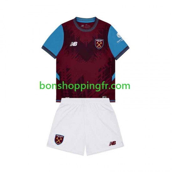 Maillot Domicile West Ham United 2026-2027 Manches Courtes Jeune Enfant(+shorts)