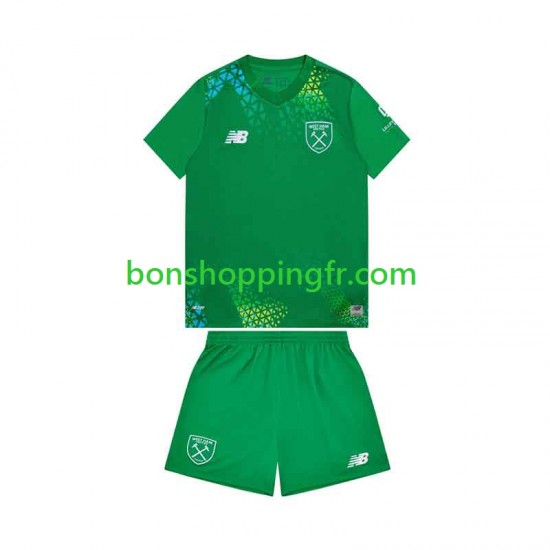 Maillot Domicile West Ham United Gardien 2026-2027 Manches Courtes Jeune Enfant(+shorts)
