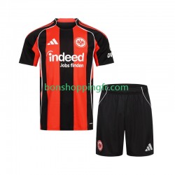 Maillot Domicile Eintracht Frankfurt 2025-2026 Manches Courtes Jeune Enfant(+shorts)