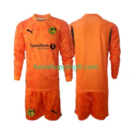 Maillot Extérieur FK Bodø/Glimt Gardien 2025 Manches Longues Jeune Enfant(+shorts)