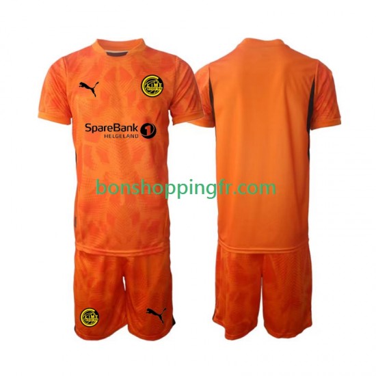 Maillot Extérieur FK Bodø/Glimt Gardien 2025 Manches Courtes Jeune Enfant(+shorts)