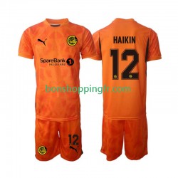 Maillot Extérieur FK Bodø/Glimt  Gardien Nikita Haikin 12 2025 Manches Courtes Jeune Enfant(+shorts)