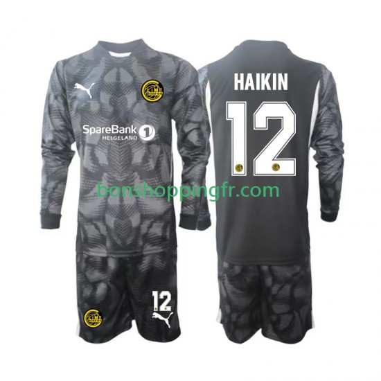 Maillot Domicile FK Bodø/Glimt  Gardien Nikita Haikin 12 2025 Manches Longues Jeune Enfant(+shorts)