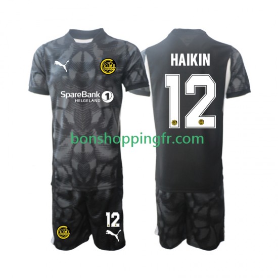 Maillot Domicile FK Bodø/Glimt  Gardien Nikita Haikin 12 2025 Manches Courtes Jeune Enfant(+shorts)