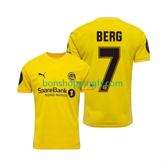 Maillot Domicile FK Bodø/Glimt Patrick Berg 7 2025 Manches Courtes Homme
