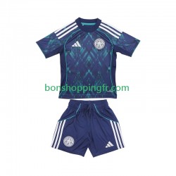 Maillot Extérieur Leicester City 2025-2026 Manches Courtes Jeune Enfant(+shorts)