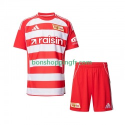 Maillot Domicile Union Berlin 2025-2026 Manches Courtes Jeune Enfant(+shorts)