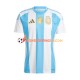 Maillot Domicile Argentine Copa America 2024 Bleu Blanc Manches Courtes Homme