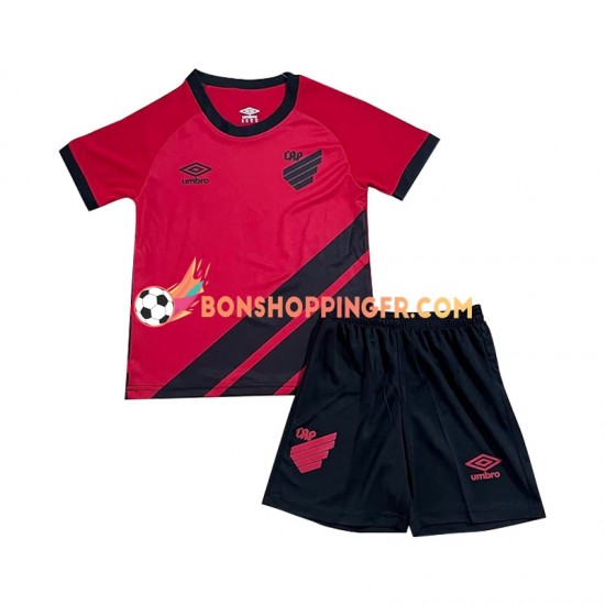 Maillot Domicile Athletico Paranaense 2023-2024 Manches Courtes Jeune Enfant(+shorts)
