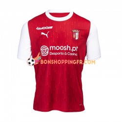 Maillot Domicile Braga 2023-2024 Manches Courtes Homme