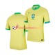 Maillot Domicile Brésil Copa America 2024 Manches Courtes Homme