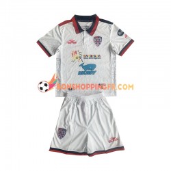 Maillot Extérieur Cagliari 2023-2024 Manches Courtes Jeune Enfant(+shorts)