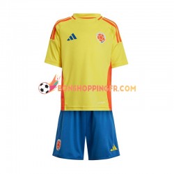 Maillot Domicile Colombie Copa America 2024 Manches Courtes Jeune Enfant(+shorts)